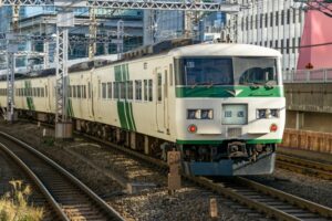 2024年6月22日に新金線に185系が通ります