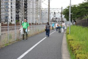 第34回 沿線クリーン大作戦　新小岩駅〜中川橋梁ver.